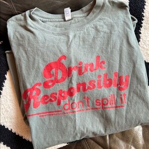 Pebby Forevee Side Slit Graphic Tee